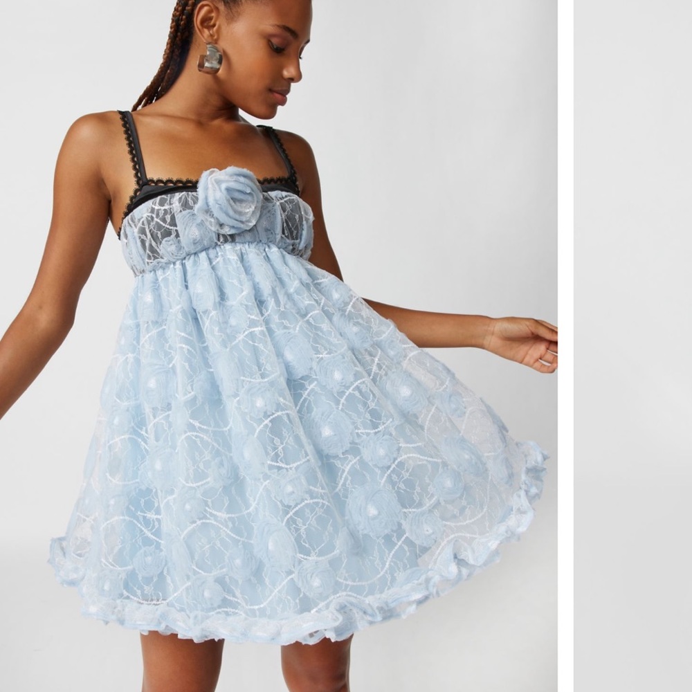 For Love and Lemons Nia lace mini dress